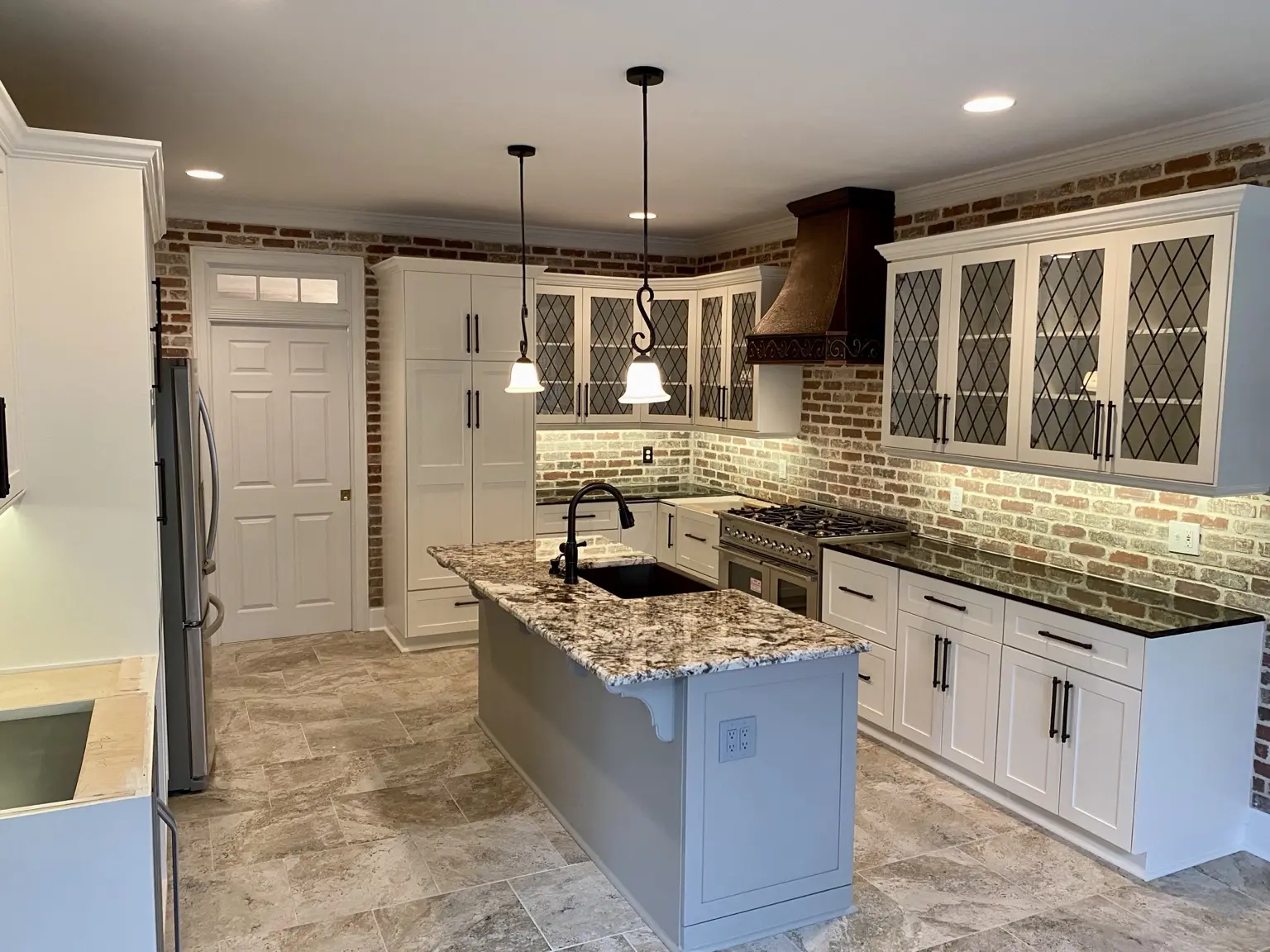 Completed custom kitchen renovation